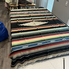 Vtg Mexican Southwest Wool? Handmade Blanket Kilim? Rug 58