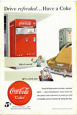 Coca Cola 1948 Drive Refreshed  Have A Coke Vintage Original Advertisement picture