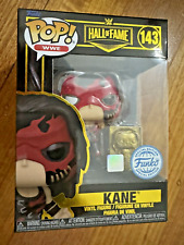 RARE KANE WWE KANE HALL OF FAME FE 143 Funko Pop Vinyl New in Mint Box + P/P picture