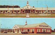 Ripley, NY New York COLONIAL SQUIRE MOTEL~RESTAURANT Roadside Chrome  Postcard picture