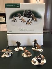 Department 56 Village Accessories Woodland Wildlife Animals Small Set Of 5 w/Box picture