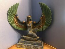 Large New Handmade Museum Replica Egyptian Isis Statue (15x13 inches) picture