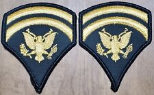 US Army Specialist First Class SP-6 Rank Insignia Pair USGI Unissued NOS '55-'85 picture