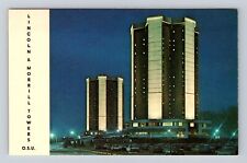 Columbus OH-Ohio, Lincoln & Morrill Towers, Advertisement, Vintage Card Postcard picture