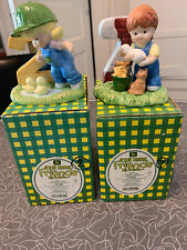 2 SETS NOS John Deere  ENESCO FIGURES SEVEN & TWO YEAR OLD FRIENDS picture