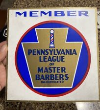 Barber Pole Sign Plastic Pennsylvania League Of Master Barbers Incorporated picture