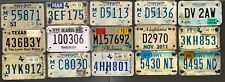 Lot of 15 Vintage Motorcycle License Plates Man Cave/ AS IS / IOWA TX  MO AL picture