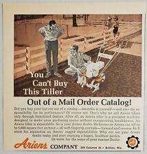 1966 Print Ad Ariens Garden Tillers Plowing Dirt Made in Brillion,Wisconsin picture