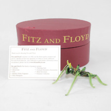 Fitz and Floyd Glass Menagerie Grasshopper 43/129 with Original Box 2004 picture