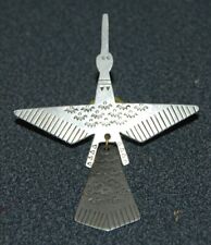 Vintage Southern Plains German Silver Peyote Bird Silver Pin, ca. 1920-1930's picture