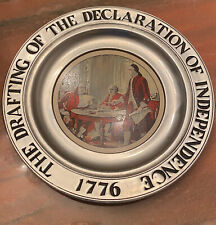 Vtg 1776 The Drafting of The Declaration of Independence Collector Plate S-47 picture