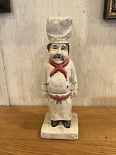 Vintage 1995, Rare Ceramic “SM” 3D Italian Chief Figurine , Unique Kitchen Decor picture