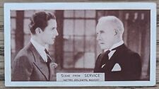 1935 Scenes from Big Films State Express Cigarette Card - Service  picture
