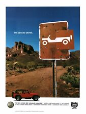 2004 PRINT AD - JEEP - NEW LONGER JEEP WRANGLER UNLIMITED . THE LEGEND GROWS picture