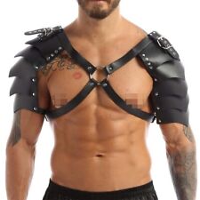 Medieval Viking Men's Double Shoulder Armour Carrier COSPLAY Halloween Role Play picture