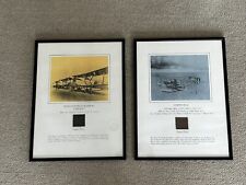 National Air & Space Museum Lot Curtiss NC-4 Douglas Aircraft Fabric Framed picture