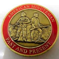 AMERICAN MINUTEMAN PAST AND PRESENT ILLINOIS STATE RIFLE ASSN CHALLENGE COIN picture