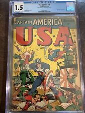 USA Comics #10 Timely Captain America Tojo Battle Cover (1943) picture