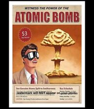 Nuclear Bomb Testing Las Vegas PHOTO Atomic Blast Tourism Ad 1950s Tour Bus Ride picture