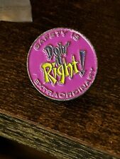 Vtg Taco Bell Safety Is Extraordinary Doin' It Right Employee Crew Pin (152) picture