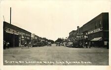 Postcard RPPC 1930s Colorado :Las Animas Sixth Street looking West 24-100 picture