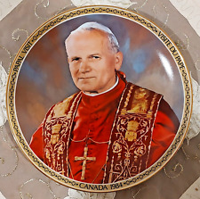 His Holiness John Paul II, 1984 Canada Visit *Rare Early Edition* Low Plate #68A picture