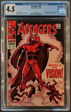 AVENGERS #57 CGC 4.5 OW-W PAGES MARVEL COMICS 1968 1ST VISION ULTRON BLACK WIDOW picture