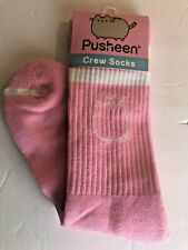Culturefly Pusheen Pink Crew Socks NWT picture