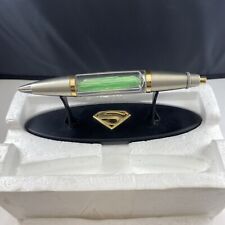 Rare Superman Kryptonite Light Up Ink Pen picture