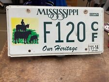 Mississippi License Plate 