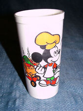 VINTAGE DISNEY MICKEY MINNIE MOUSE PLUTO PLASTIC CUP picture
