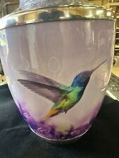 Hummingbird Design Cremation Urn for Adult Human Ashes with Velvet Bag picture