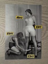 4X6 Vintage Artistic Bondage Photo Woman Tying Up A Woman Both In Lingerie picture