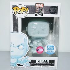 Funko Pop: Marvel 80 Years - Iceman (Flocked) #504 Funko Shop Exclusive picture