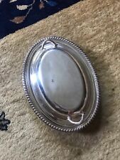 Vintage 1970s WM Rogers Silver Plated Oval Side Serving Dish w/ Handled lid picture