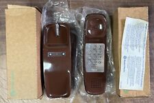 Vintage Western Electric Trimline Push Button Phone, Brown, Old Stock, No Cords picture