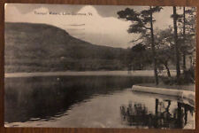 Antique, Vintage B&W Postcard Green Mountains VT-Vermont, Tranquil Lake Dunmore picture