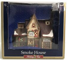 Holiday Time Christmas Village Smoke House Lighted Building NEW picture