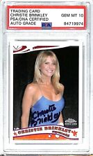 2005 Topps Chrome CHRISTIE BRINKLEY Signed Rookie Card Graded PSA/DNA 10 SLABBED picture