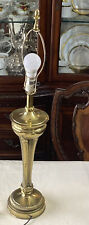 Vintage Stiffel Solid Brass Table Lamp Torch Flame Design 11 LBS Works picture