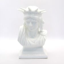 Statue of Liberty Bust Fine Bone China White Figurine. picture