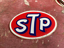 STP Motor Oil Company Sticker Decal Vintage 4” X 2.5” picture