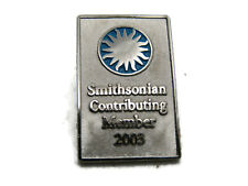 Smithsonian Contributing Member Pin 2003 Silver Tone picture