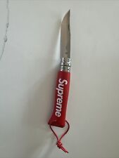 Supreme X Opinel No. 08 Folding Knife Red Brand  (N010) picture