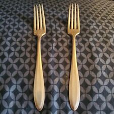 SET OF 2 PATRICIAN DINNER FORKS COMMUNITY SILVER PLATE 6
