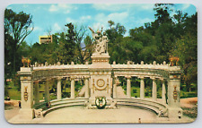 Mexico City Hemicycle Monument to Benito Juarez Alameda Park Mexico Postcard D1 picture