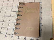 original 1916 BELTING MANUAL - graton & knight mfg.; 96 pages picture