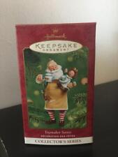 Hallmark Keepsake Ornament Toymaker Santa 2001 Santa having a Tea Party Doll picture