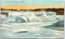 Postcard - American Falls in Winter - Niagara Falls, New York picture