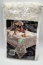 Vintage Elegant Crochet Tablecloth Cotton 66